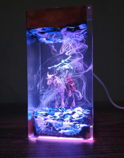 Torrent Resin Lamp