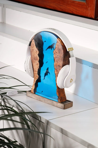 HEADPHONE STAND – EPOXY LAMP