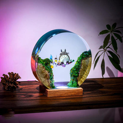 Totoro Resin Night Light Ver 3 - Circular