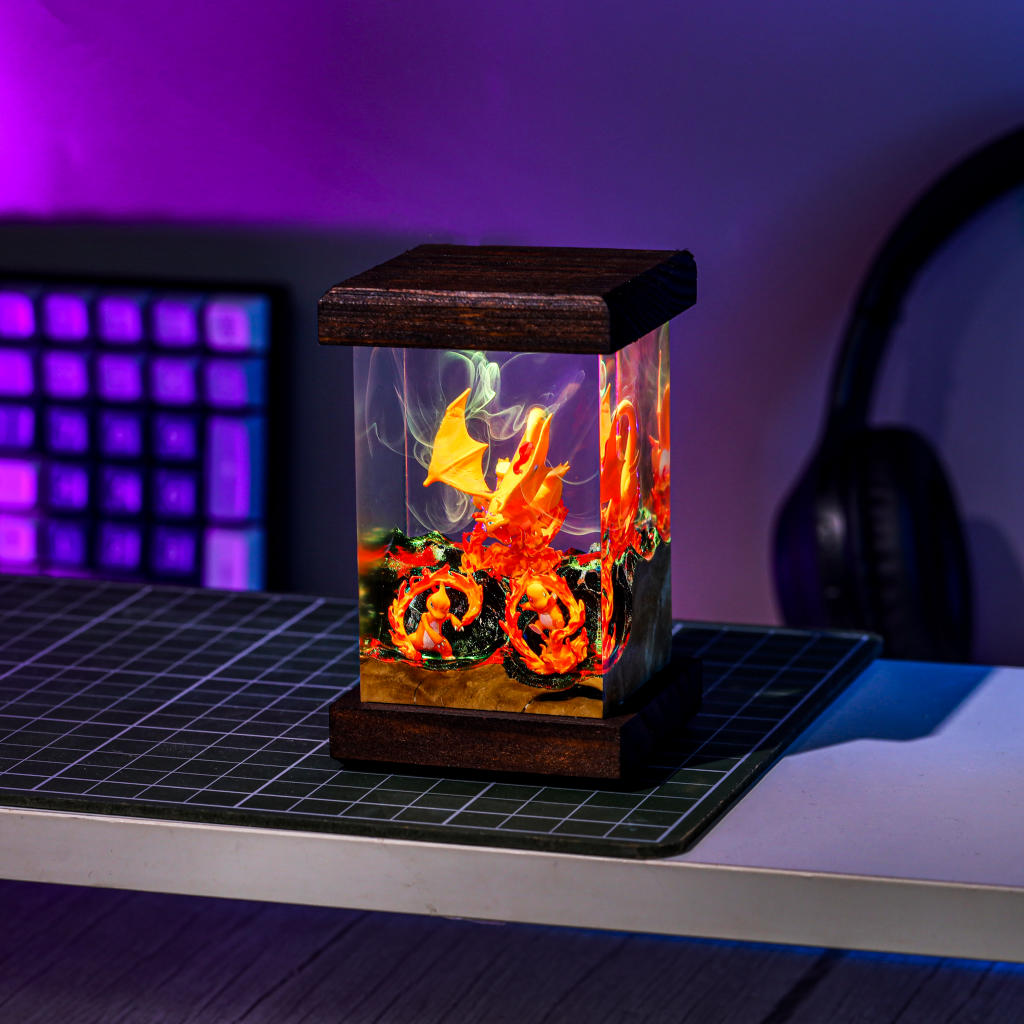 Charizard Evolution Pokemon Resin Night Light