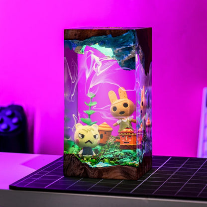 Coco Animal Crossing Epoxy Lamp