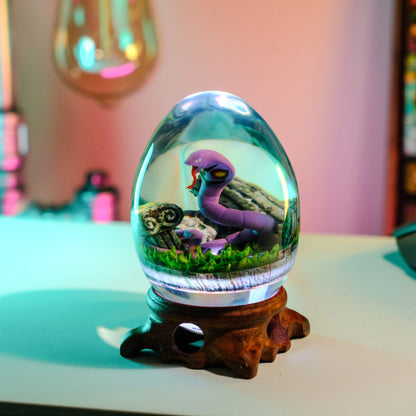 Snake Arbo Resin Lamp Egg