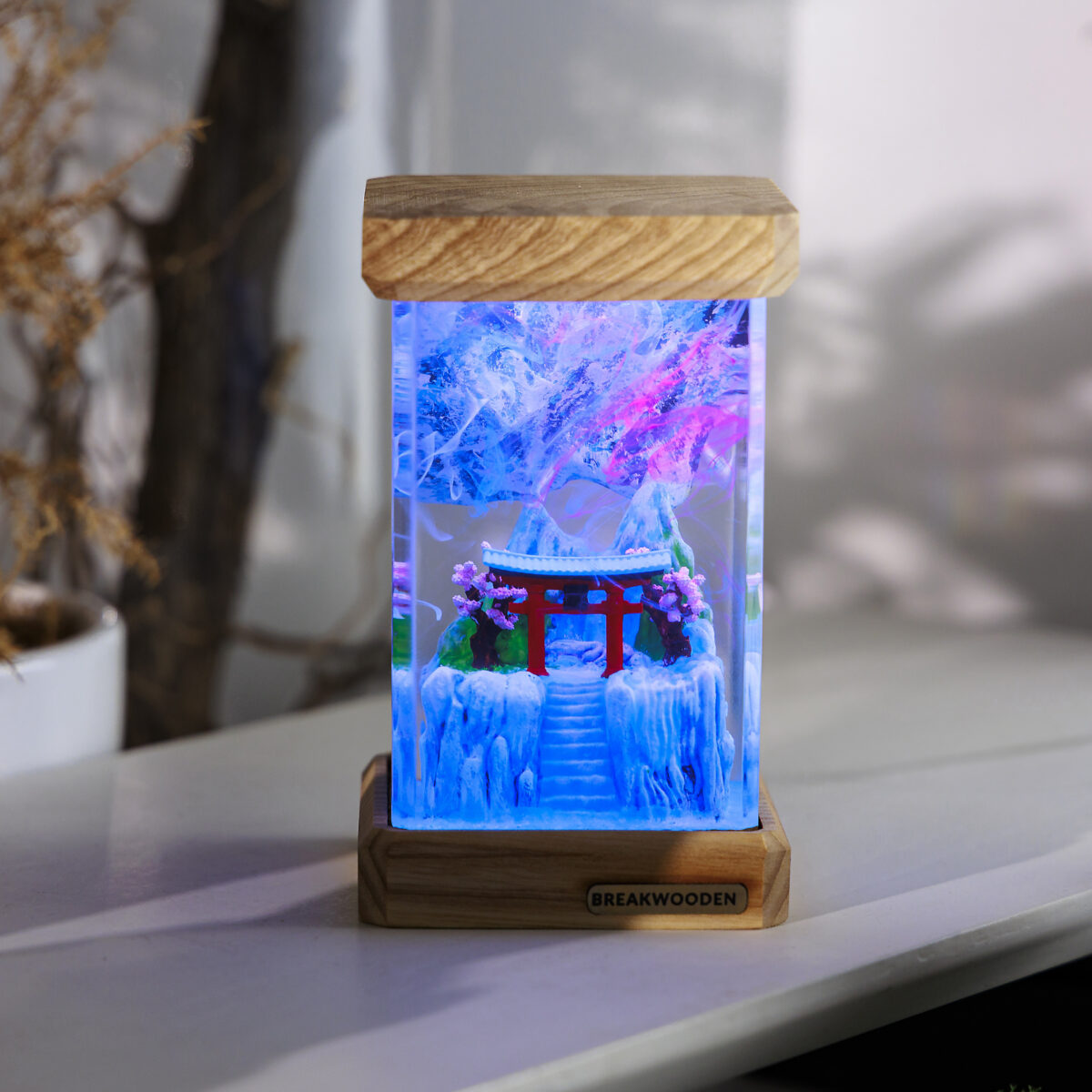 Frozen Torri Gate Resin Lamp