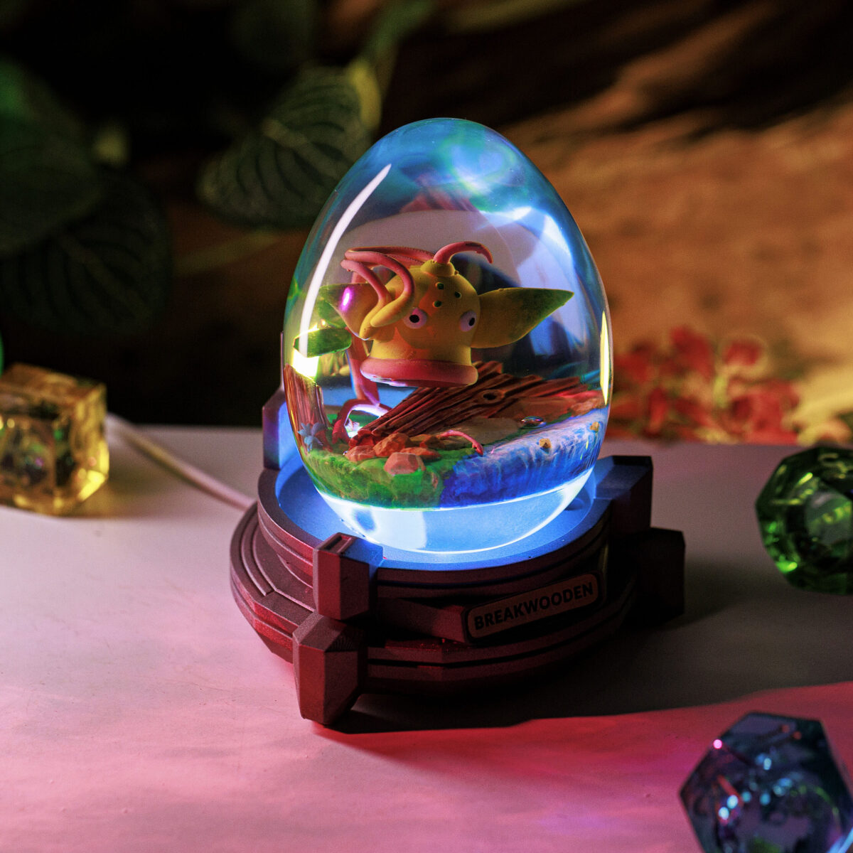 Weepinbell Resin Lamp Egg