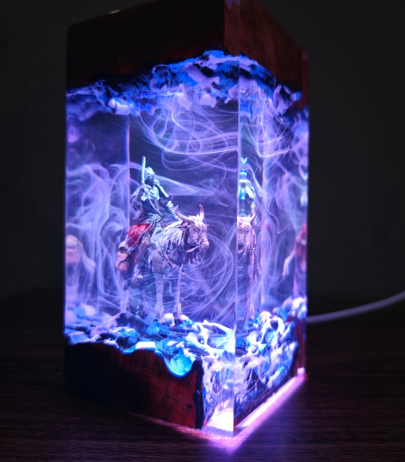 Torrent Resin Lamp