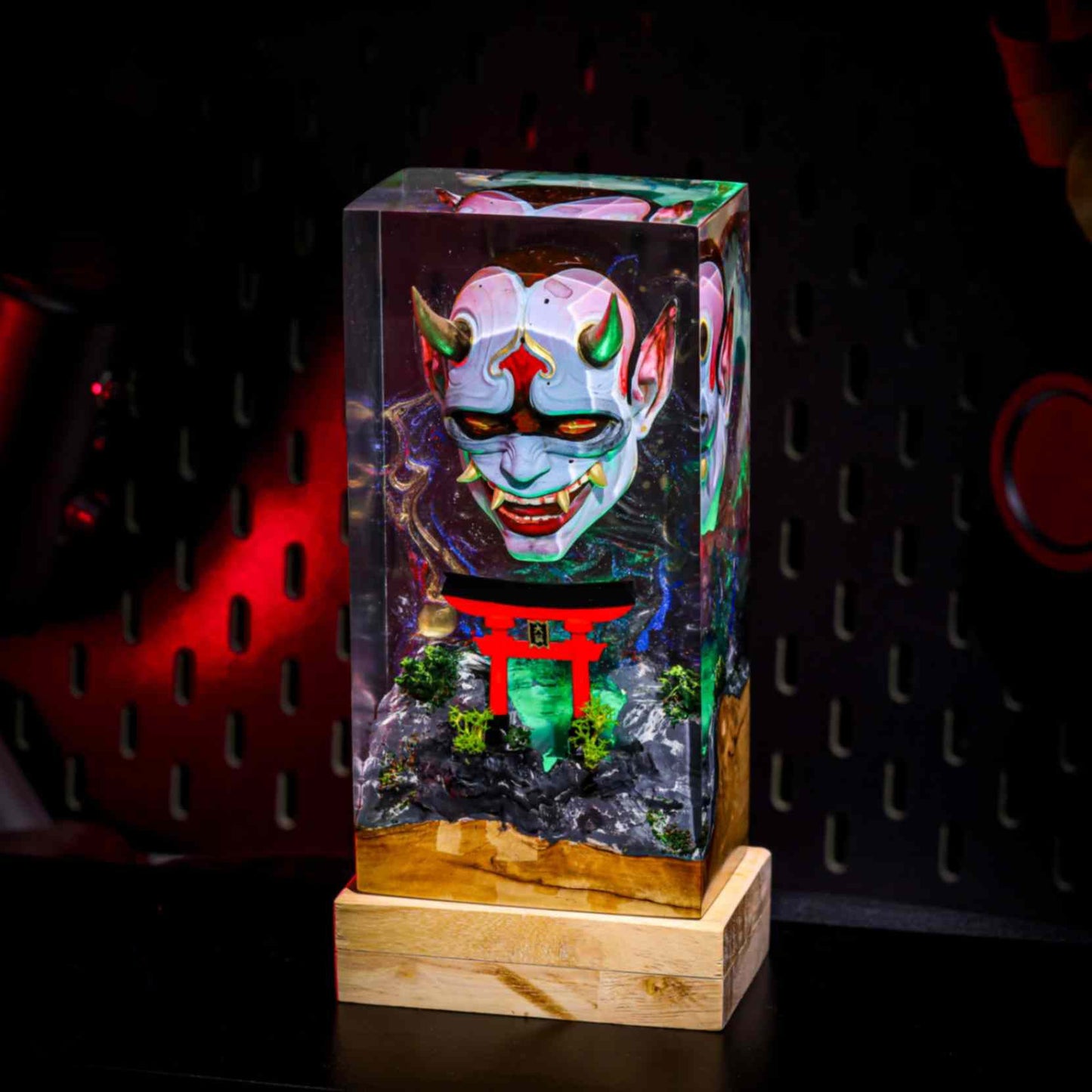 Ori Hannya Japanese Devil Mask Night Light