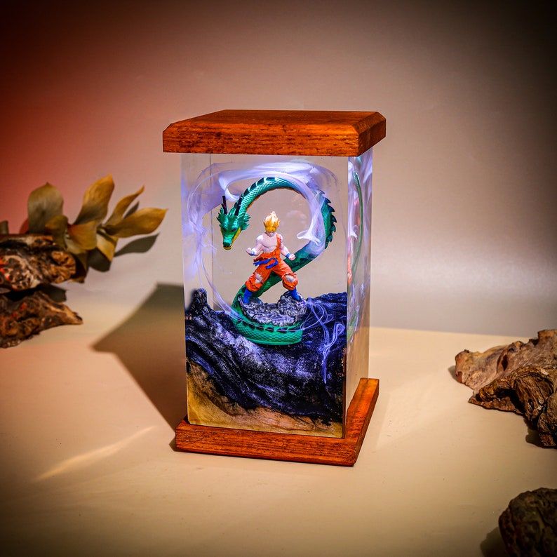 Goku & Vegeta Dragon Ball Anime Epoxy Night Light