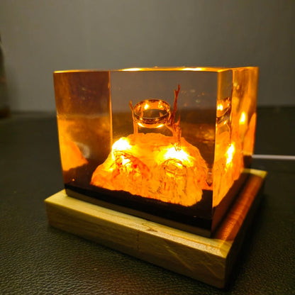 Ring Of Dark Lord Resin Lamp