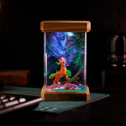 Lion King Resin Lamp