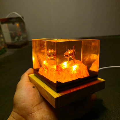 Ring Of Dark Lord Resin Lamp