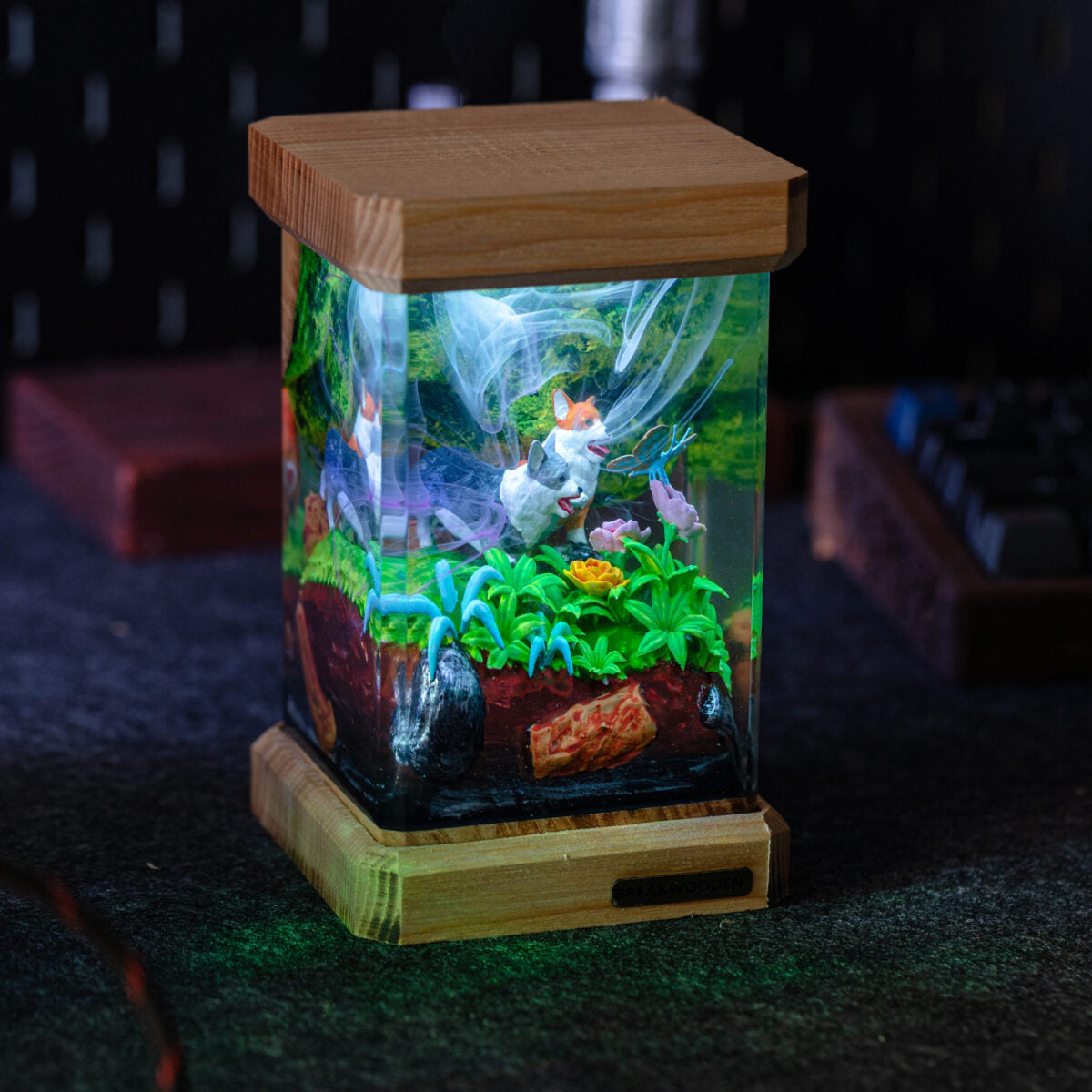 Corgi Pet Resin Lamp