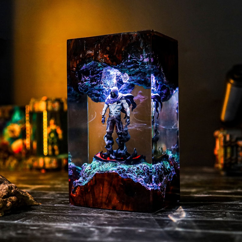 Custom Omen Valorant Epoxy lamp