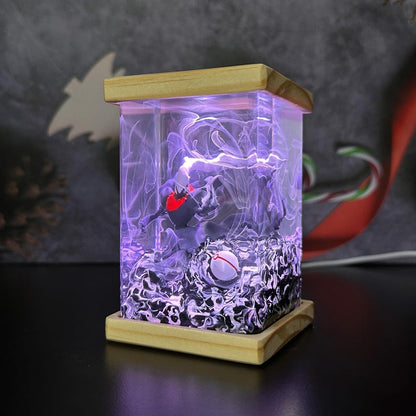 Darkrai Pokemon Resin Epoxy Lamp, Night Light