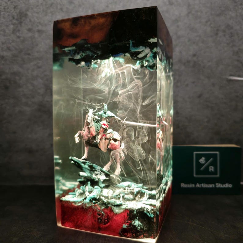 Torrent Resin Lamp