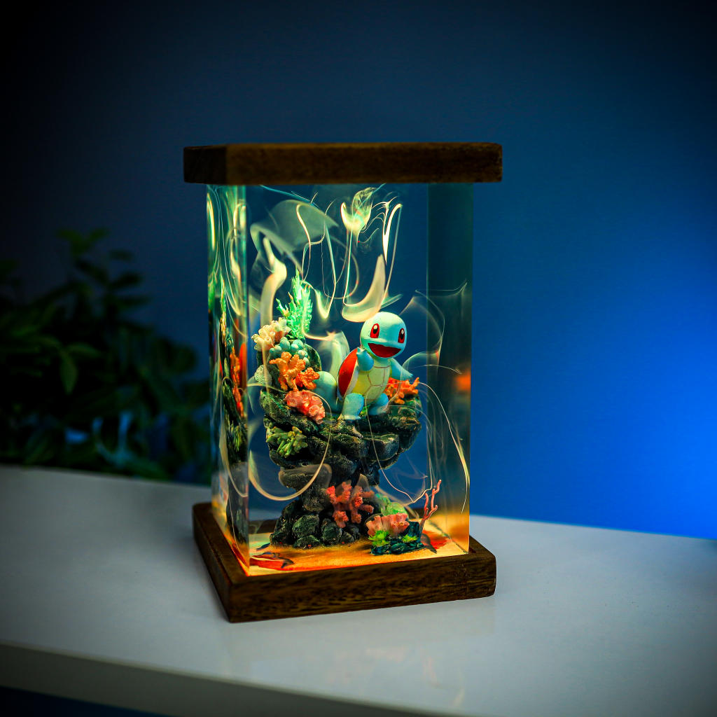 Squirtle Pokemon Night Lamp