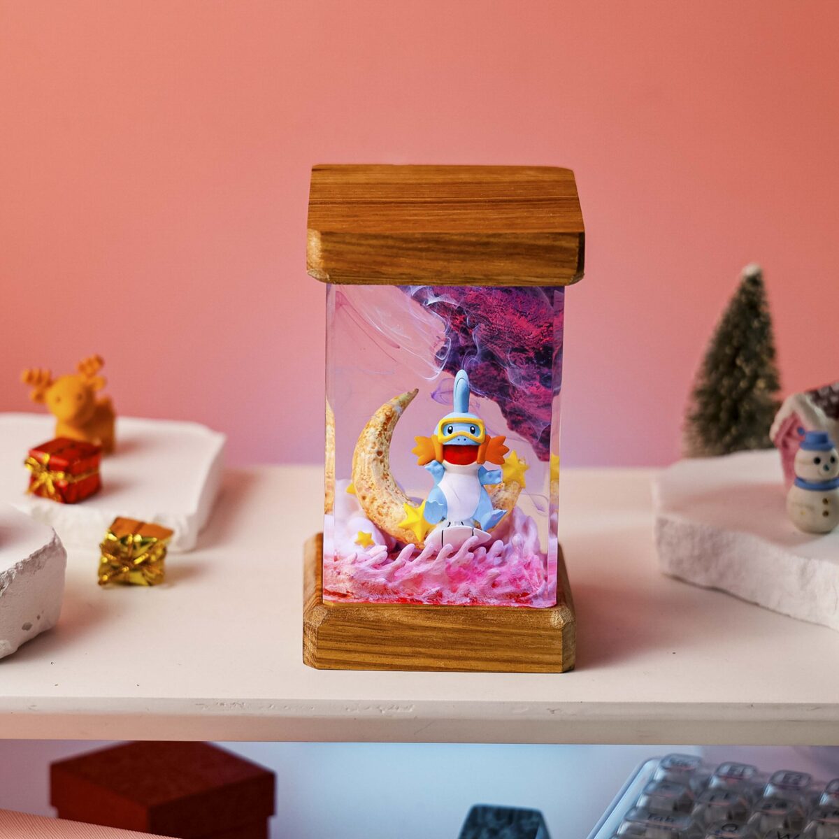 Mudpik Pokemon Resin Diorama Lamp