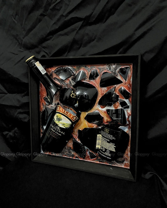 Bailey's Original-Broken Bottle Art 