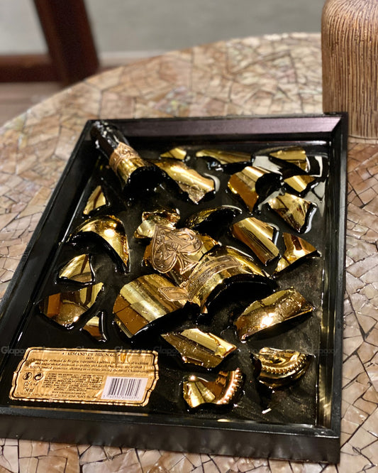 Armand De Brignac's Brut Gold-Broken Bottle Art 